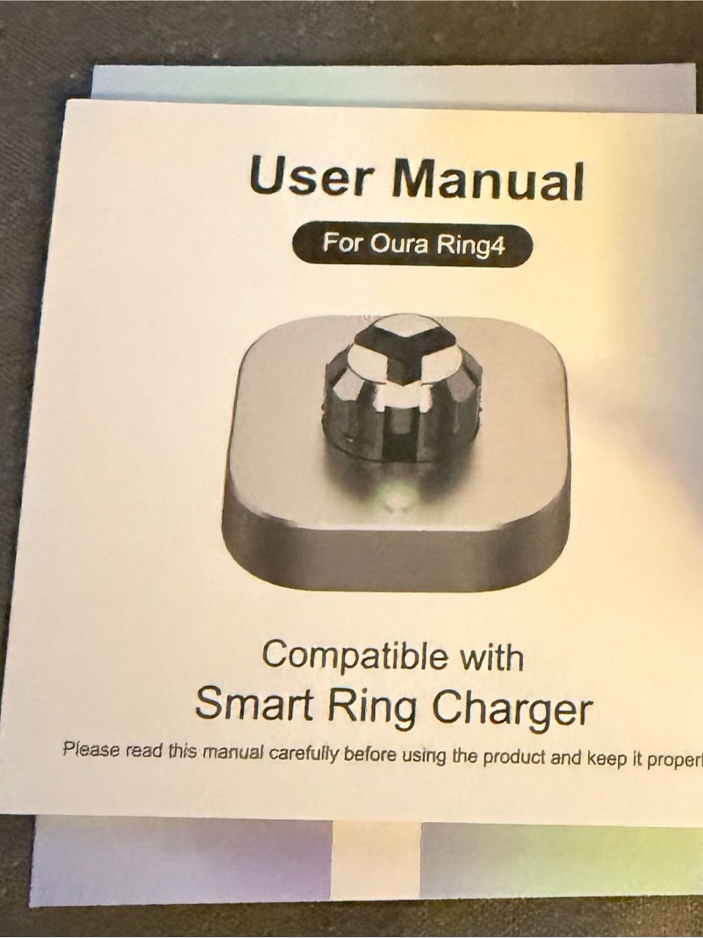 Oura Smart Ring Charger Accessory - Silver